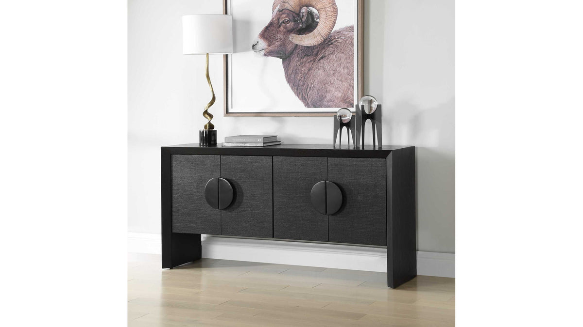 Williams - 4 Door Cabinet - Black