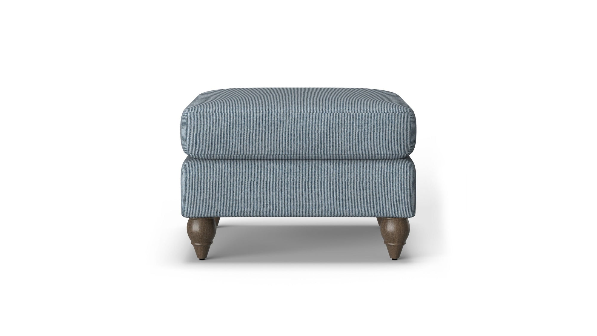 Moxy - Fabric Ottoman, Round Turned Legs