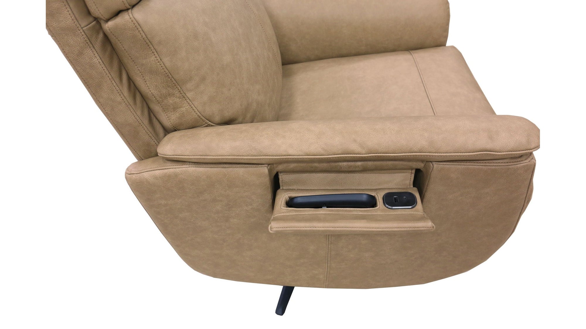 Cove - Power Swivel Recliner With Power Headrest, Lumbar, Heat, &amp; Massage