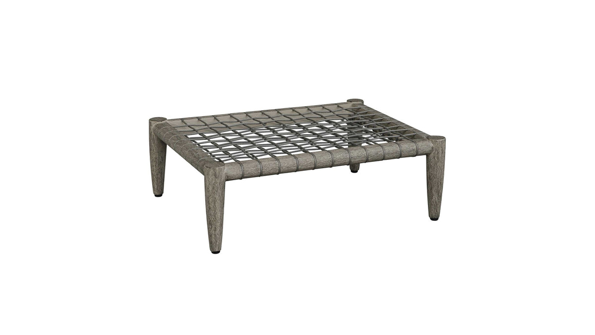 Borneo - Cushion Outdoor Ottoman - White