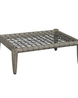 Borneo - Cushion Outdoor Ottoman - White