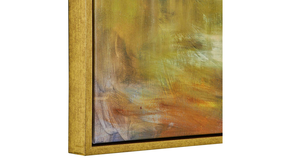 John's - Field Framed Landscape Art - Beige