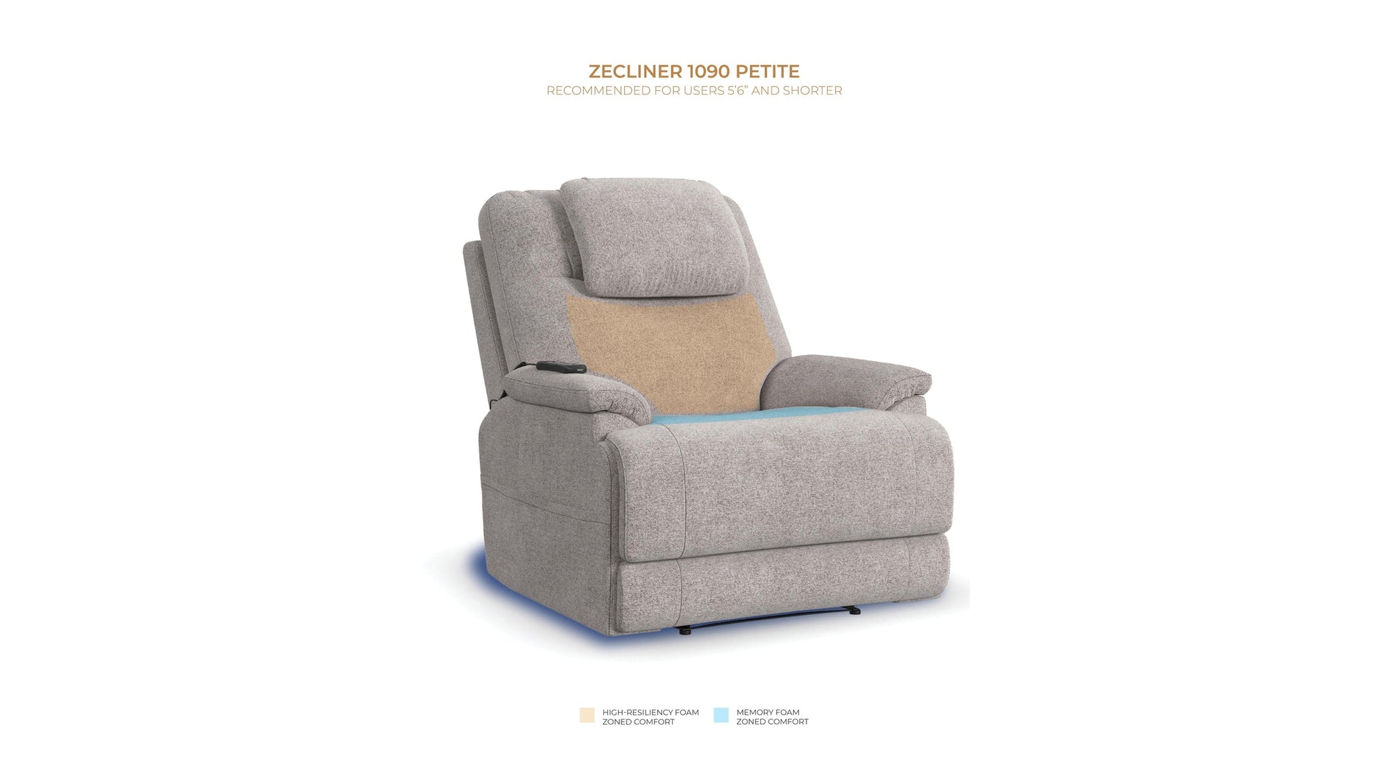 Zecliner Model 2 Petite - Power Recliner