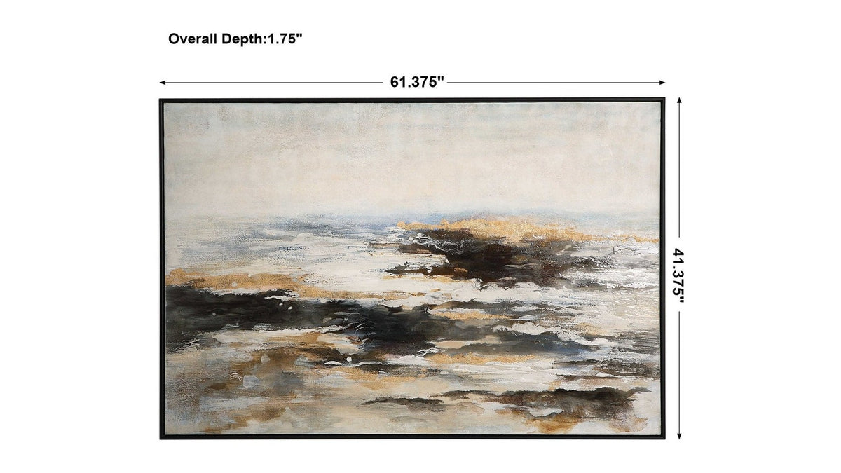 Aftermath - Abstract Art - Light Brown
