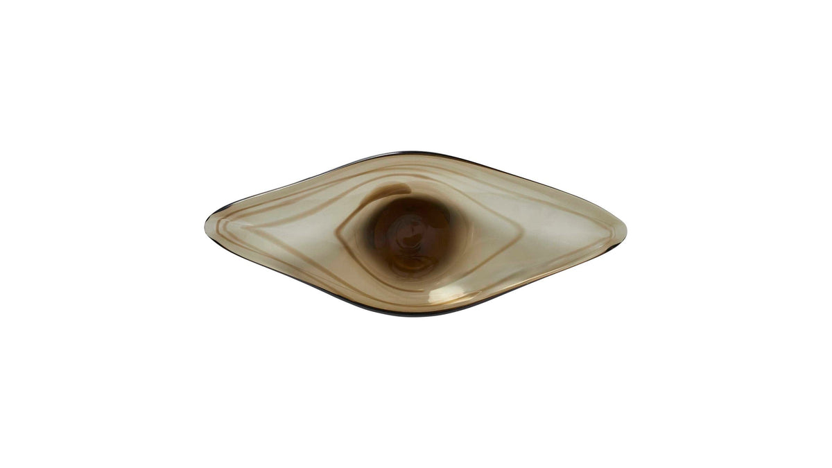 Soluna - Indoor-Outdoor Glass Bowl - Brown