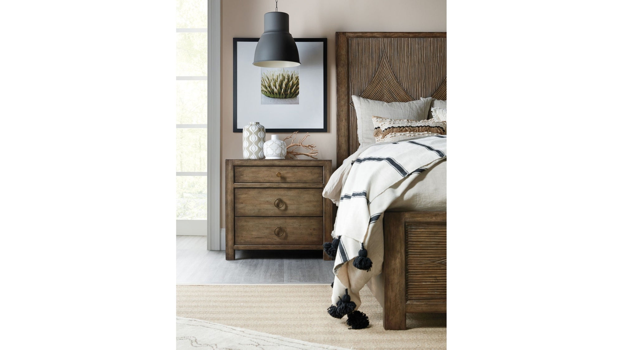 Sundance - 3-Drawer Nightstand - Dark Brown