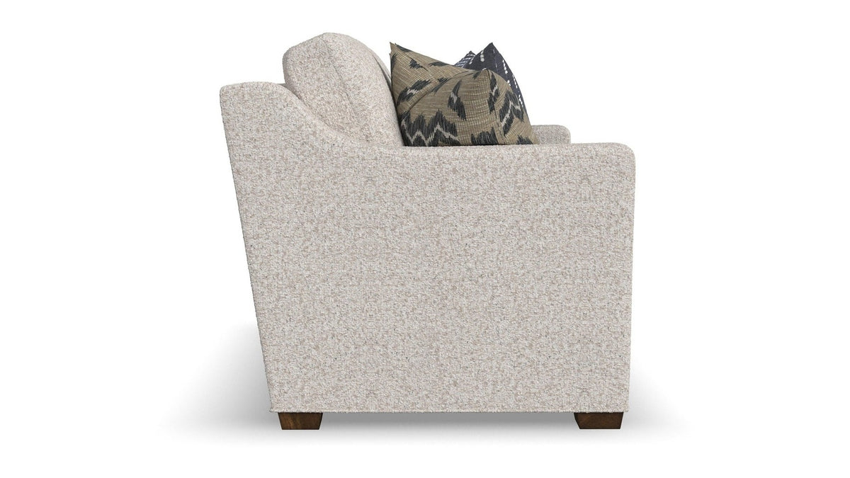 Milo - Fabric Loveseat With Nailhead Trim