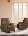 RC - Collier Power Swivel Glider Recliner - Brown