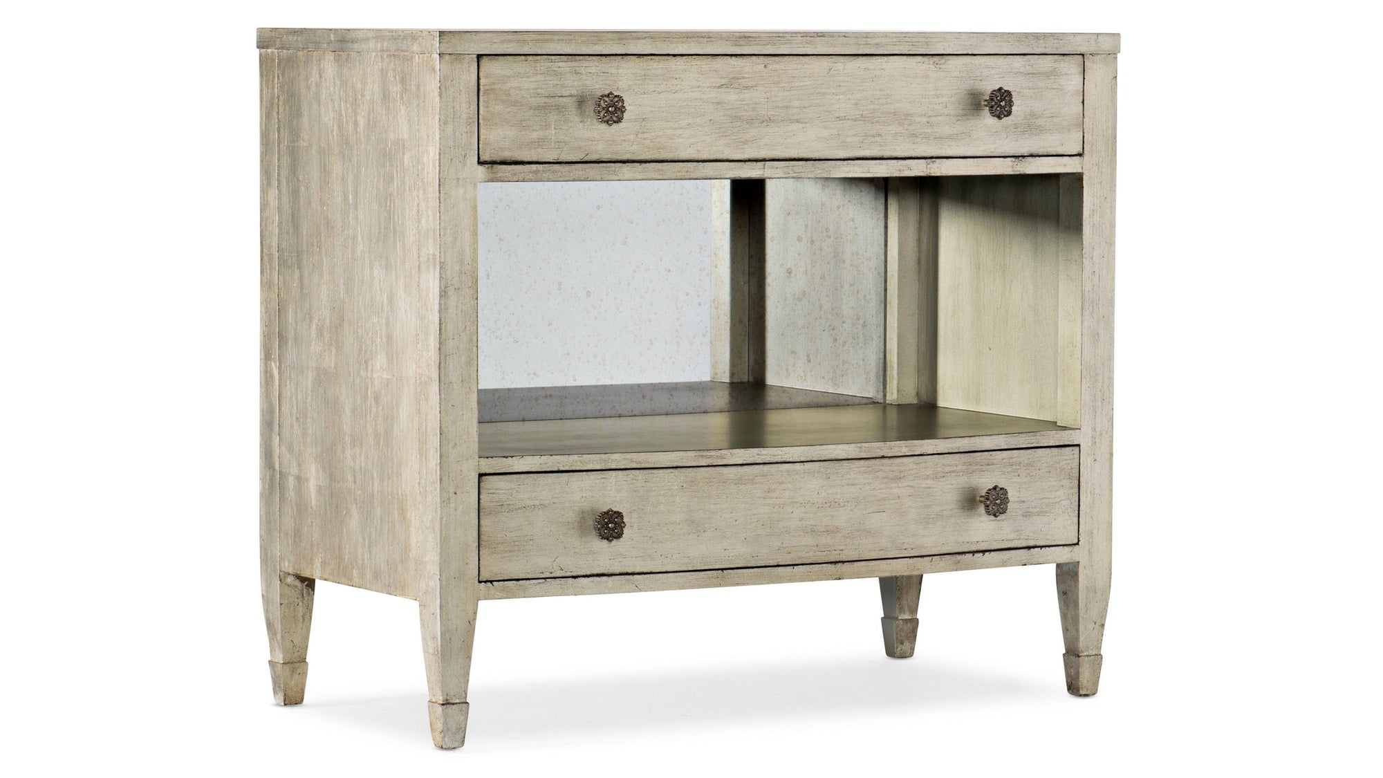Sanctuary 2 - Gemme 2-Drawer Nightstand - Light Brown