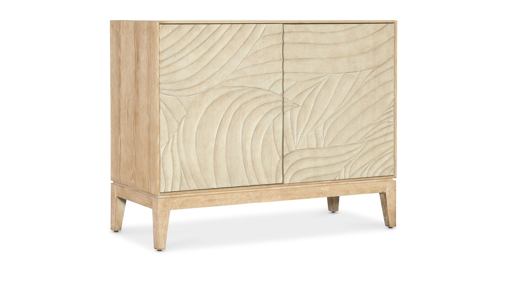 Retreat - Carved Nightstand - Beige
