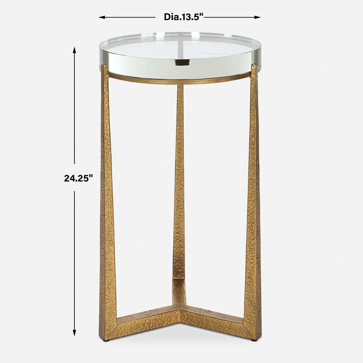 Midas - Accent Table - Antique Gold