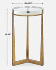 Midas - Accent Table - Antique Gold