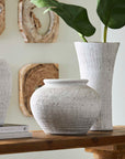 Floreana - Tall Vase - White