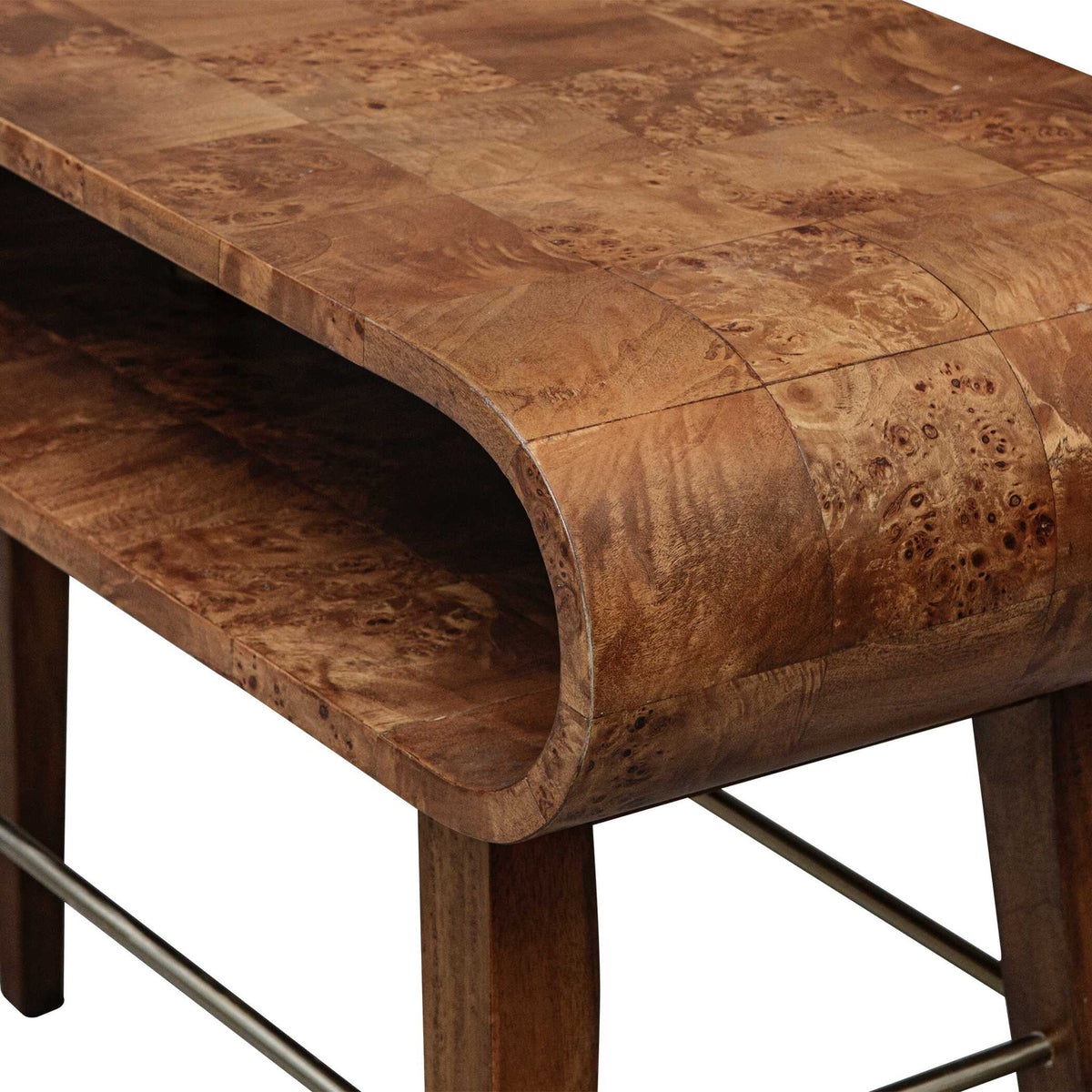Ledger - Mid-Century Console Table - Woodtone