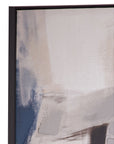 Denisa II Framed Canvas - Beige / Blue