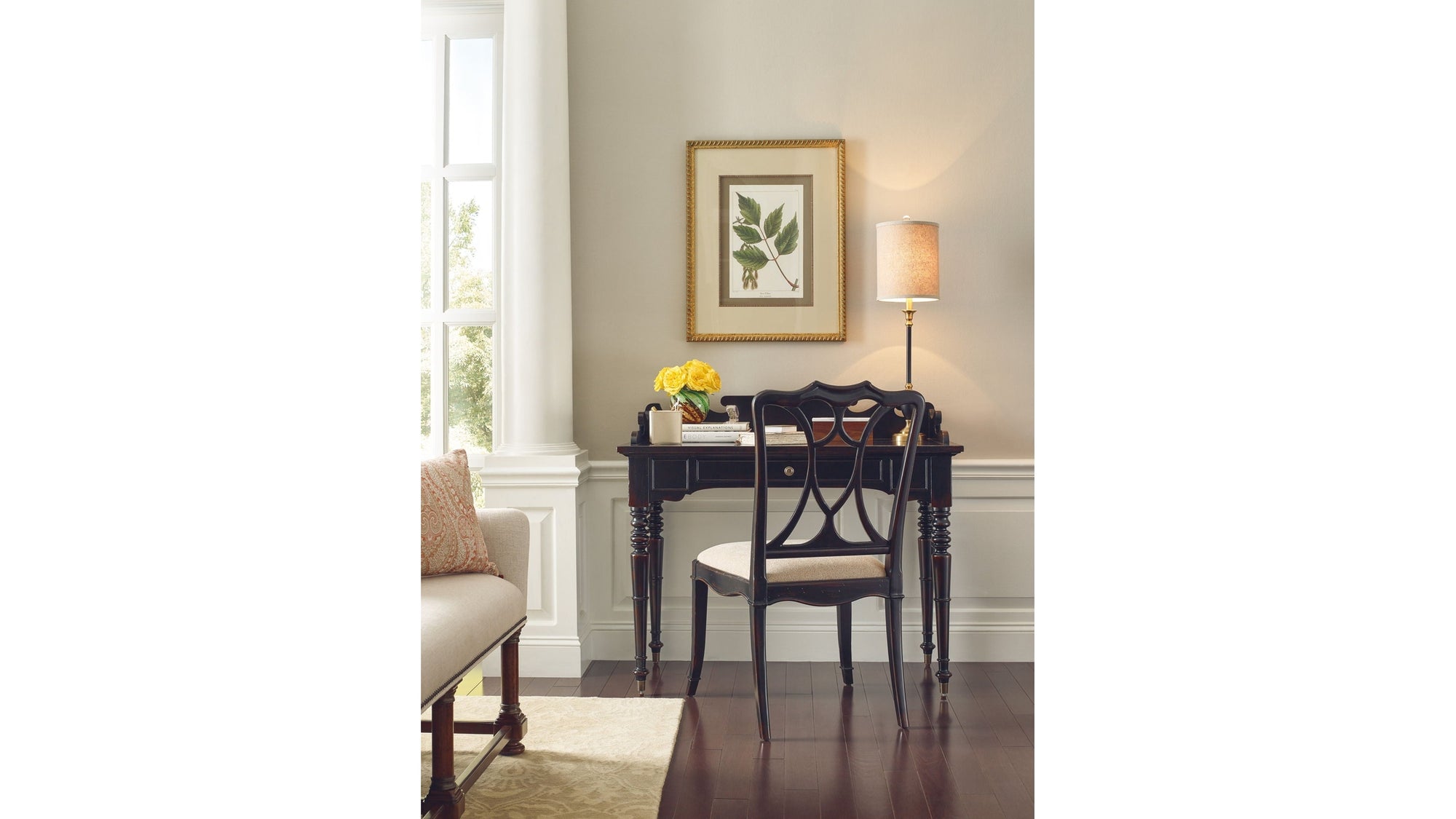 Charleston - Upholstered Seat Side Chair Set of 2 - Black