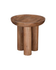 Blair - Round End Table - Dark Brown