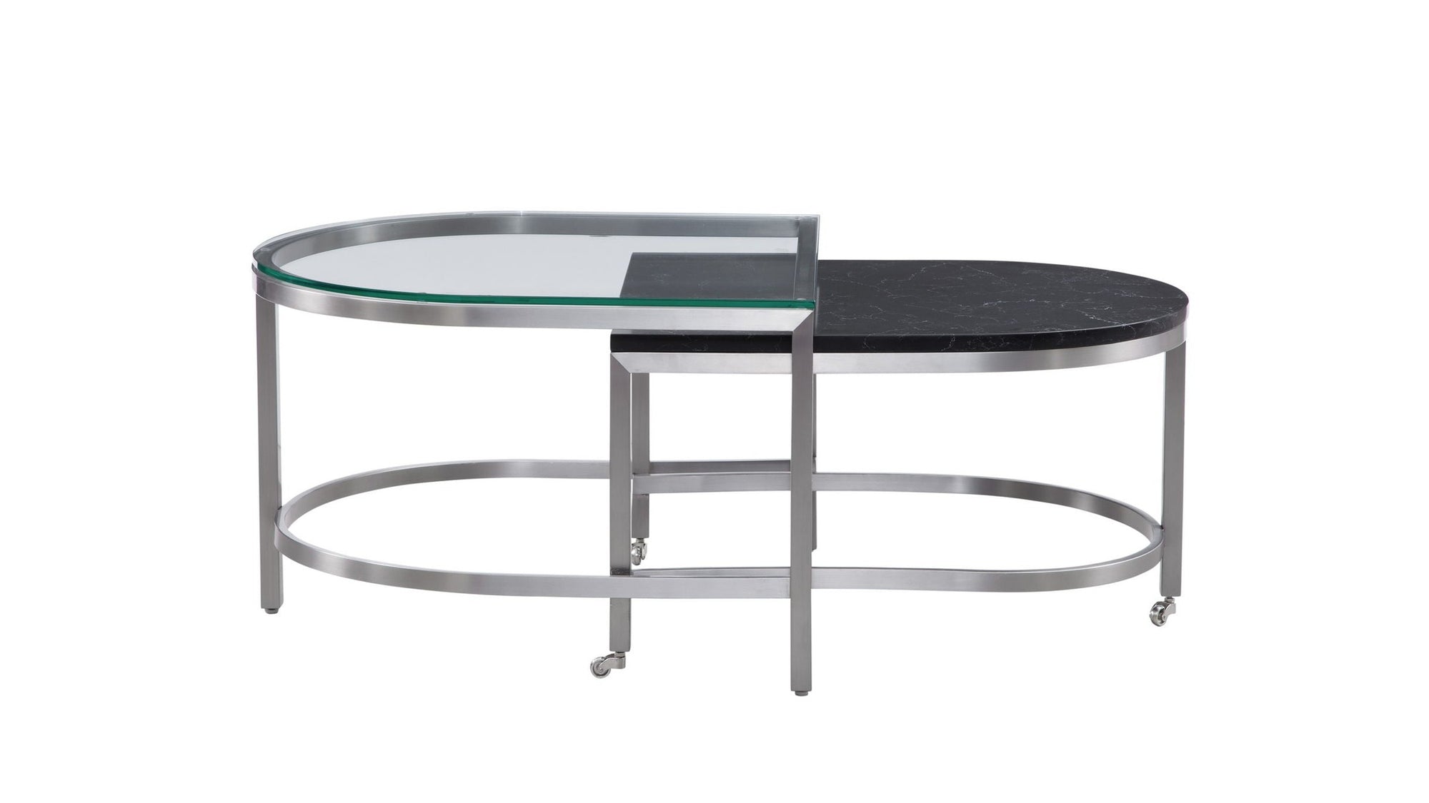 Hensley - Bunching Cocktail Table - Silver