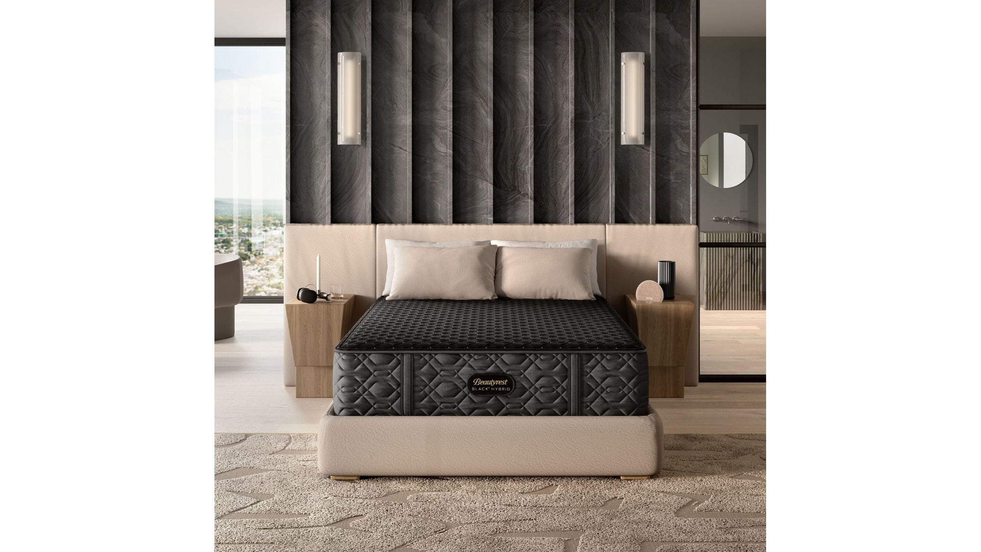 Beautyrest Black - 15" Series Three Hybrid Medium Mattress