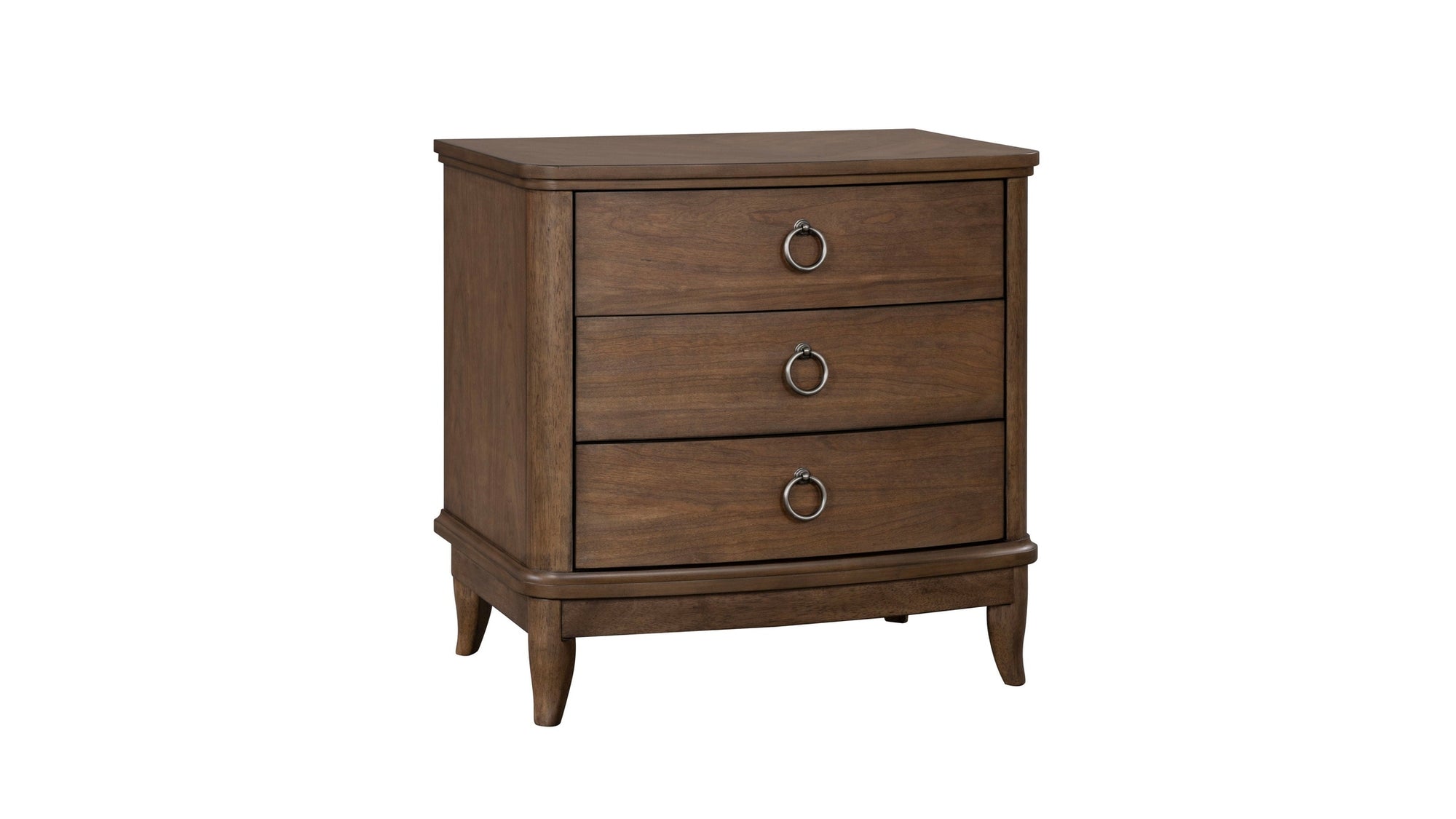 Bellevue - 3-Drawer Nightstand - Whiskey Brown