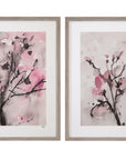 The Blossoms I Framed Print - Pink