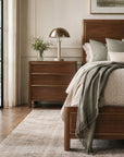 Eleana - Three Drawer Nightstand - Light Caramel