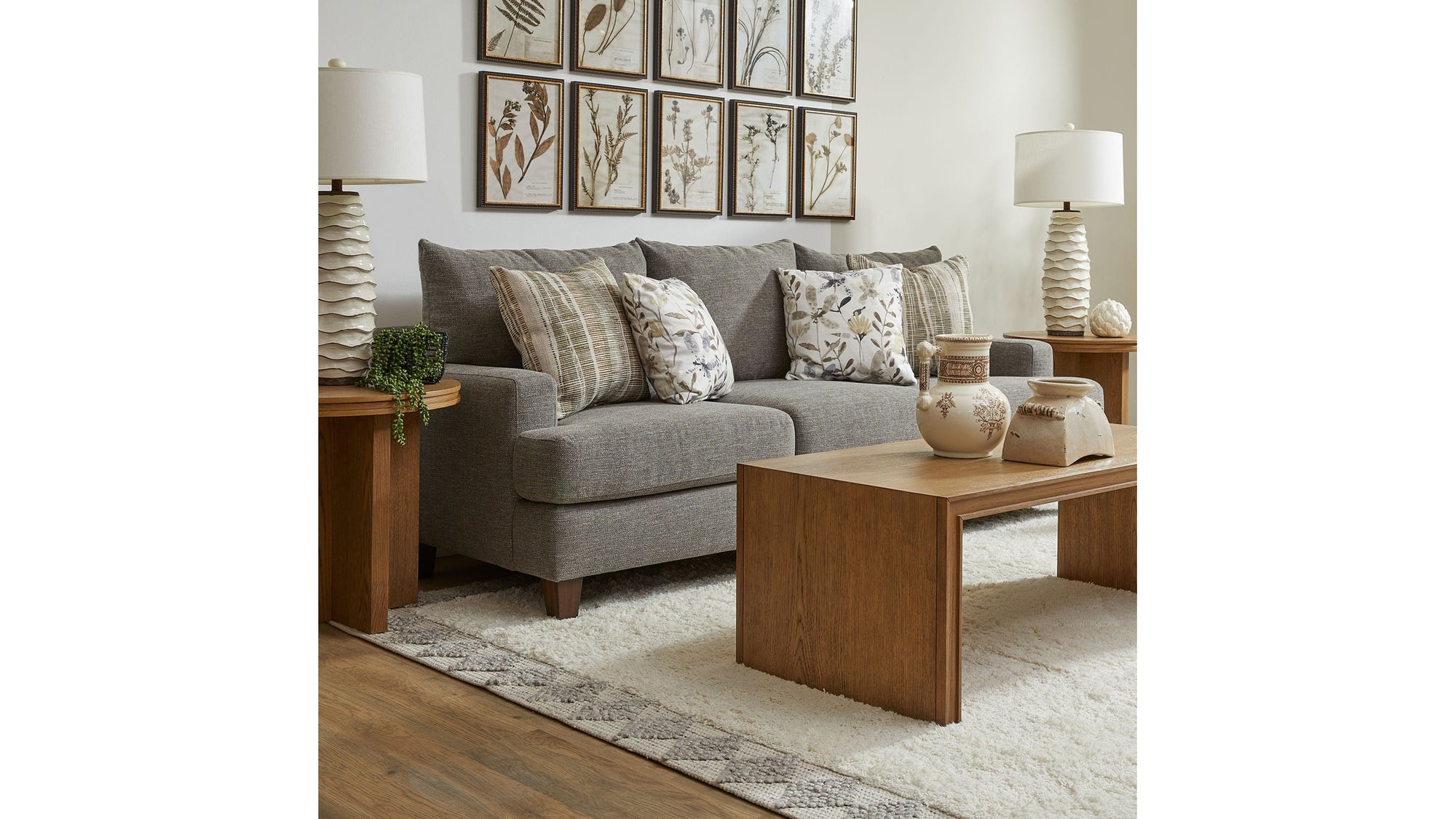 Cole - Fabric Stationary Sofa