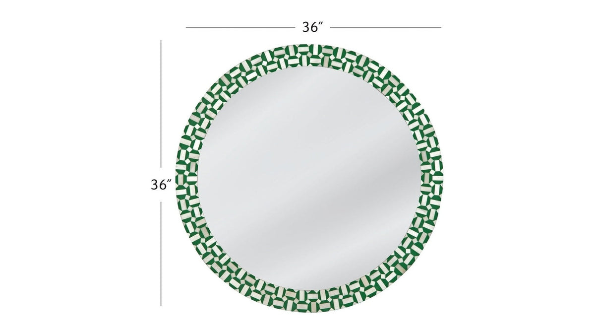 Alanis - Wall Mirror - Green