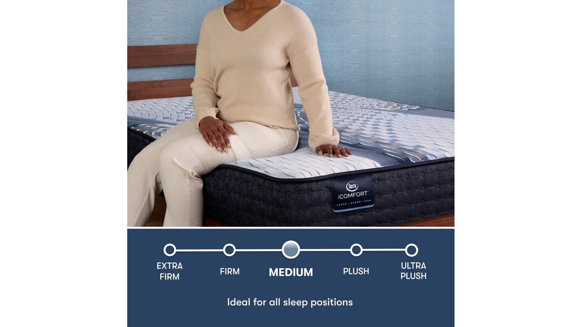iComfort - 13" Iona Memory Foam Medium Mattress