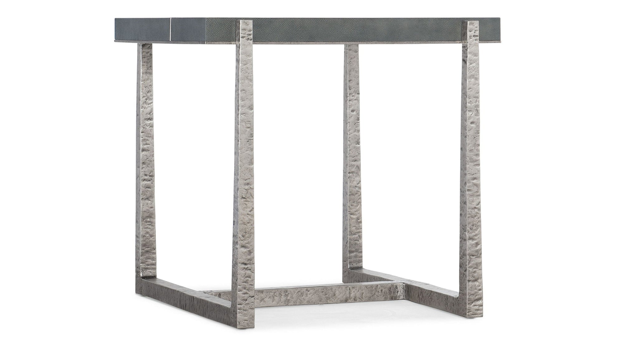 Chapman - Mixed Media End Table - Pearl Silver