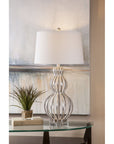 Sophie - Table Lamp - Silver / White