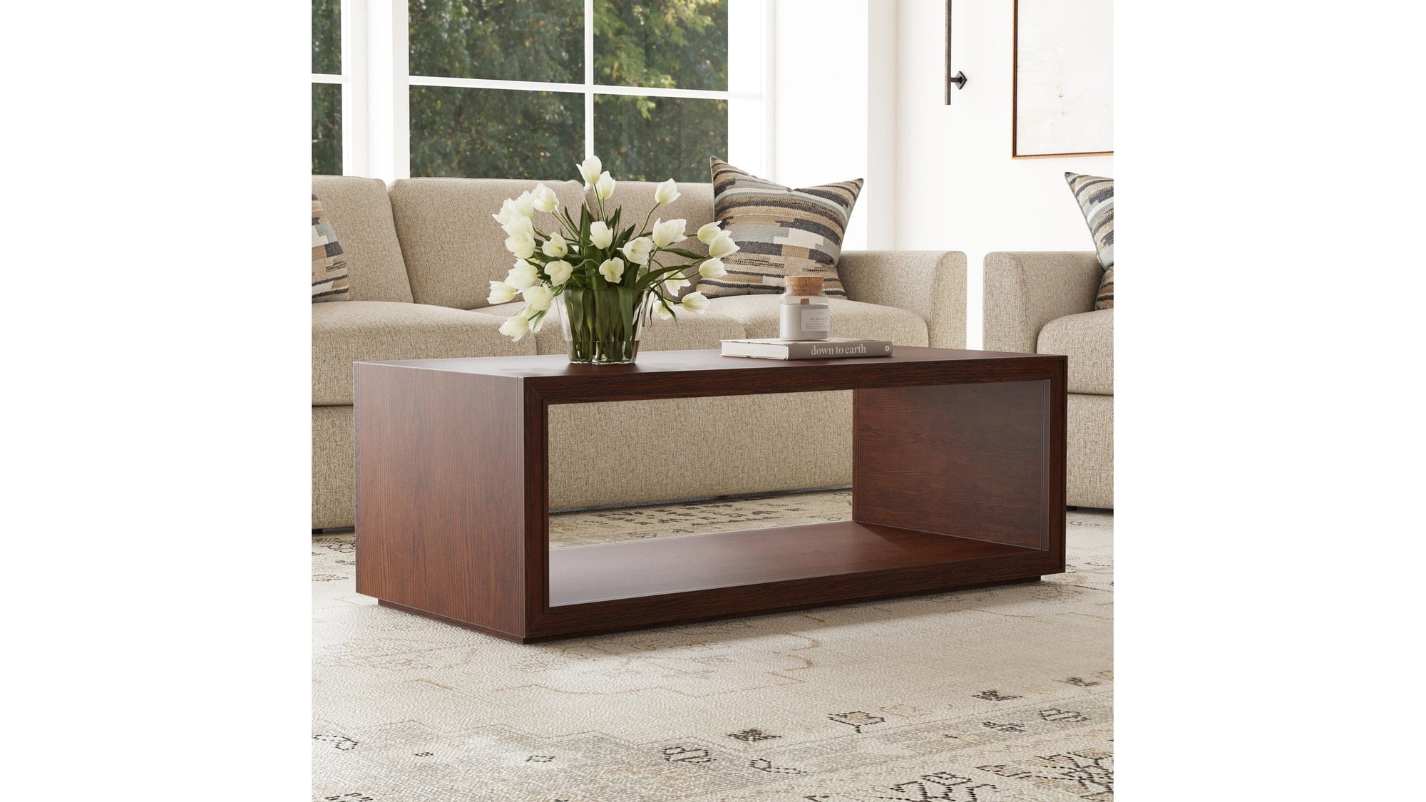 Waterfall - Coffee Table with Casters