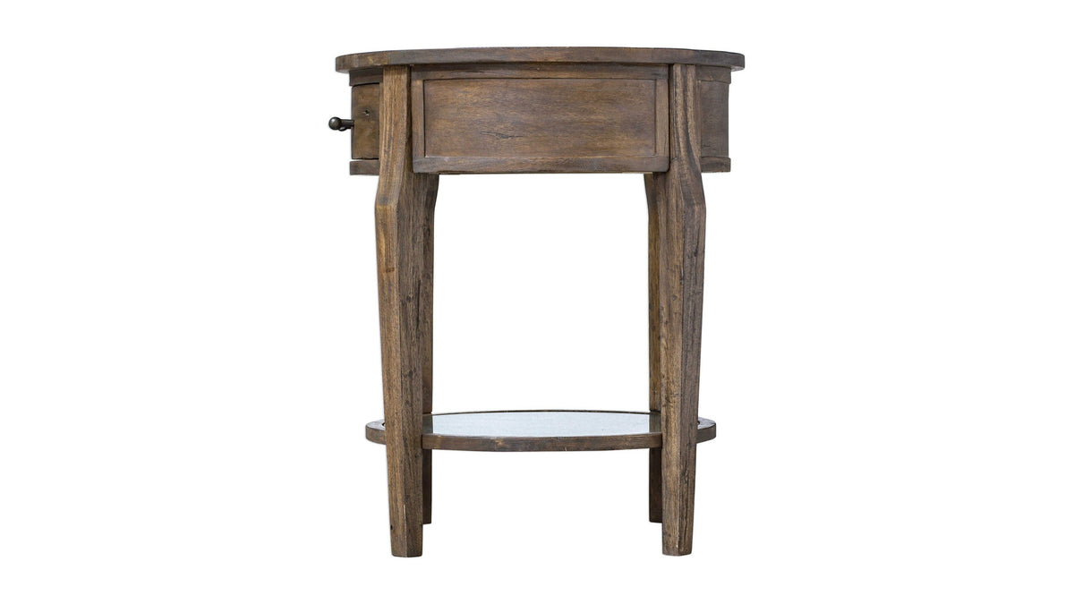 Raelynn - Wood Lamp Table - Light Brown