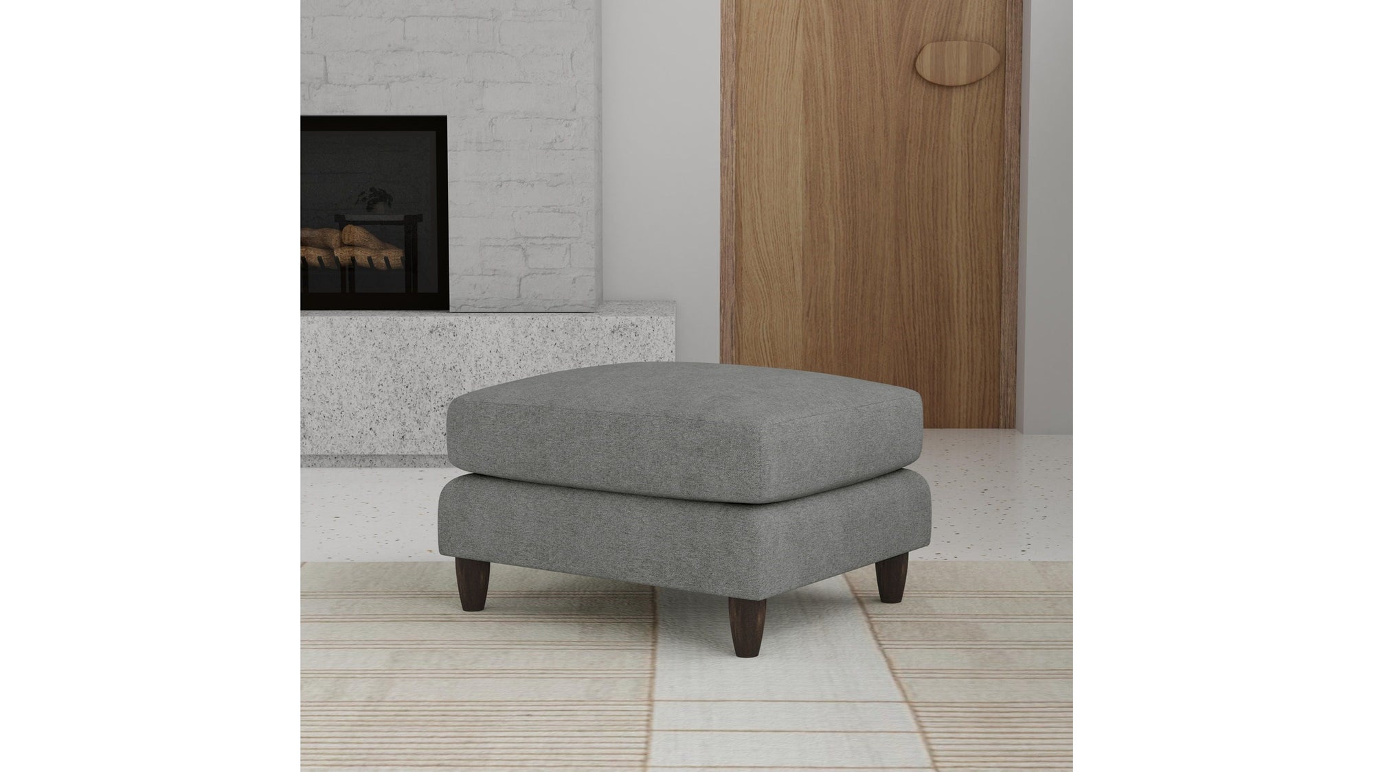 Thomas - Fabric Ottoman