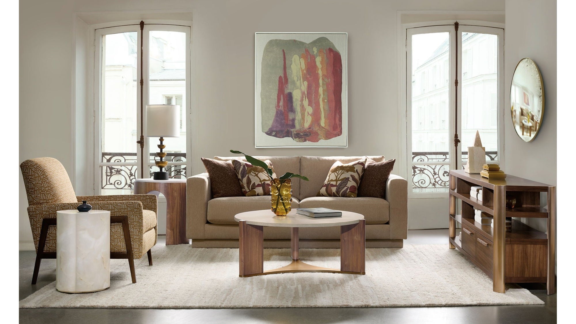 Eleana - Entertainment Console - Medium Wood