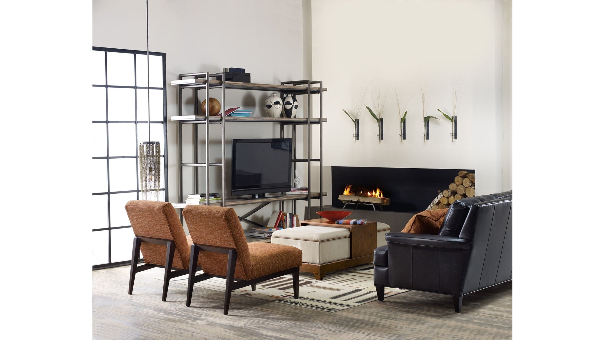 Studio 7H - Scaffold Entertainment Console - Light Brown