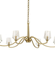Barcelona - 6 Light Brass Chandelier - Gold