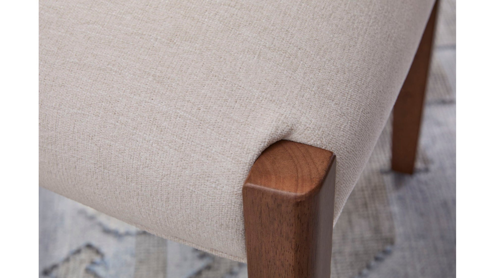 Lincoln - Upholstered Dining Chair - Brown / Milk