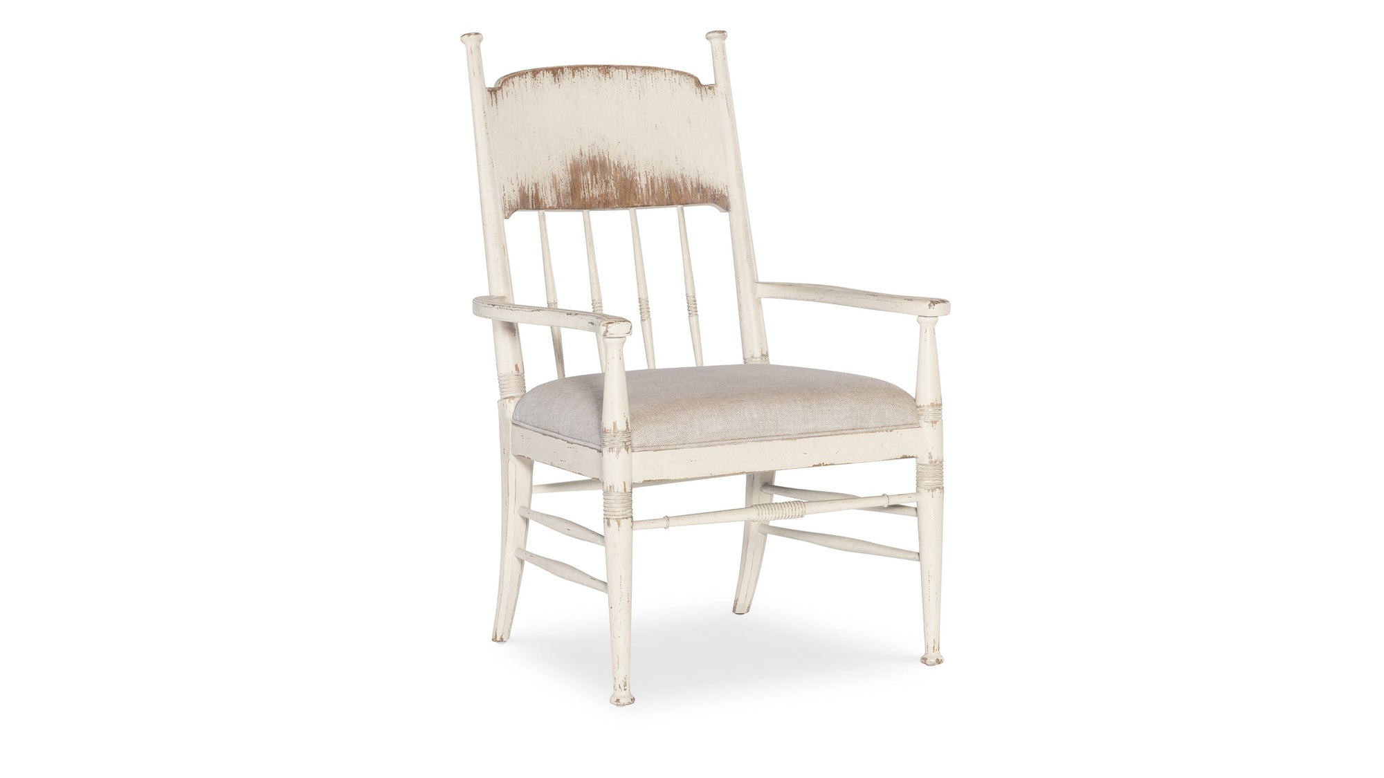 Americana - Upholstered Seat Arm Chair Set of 2