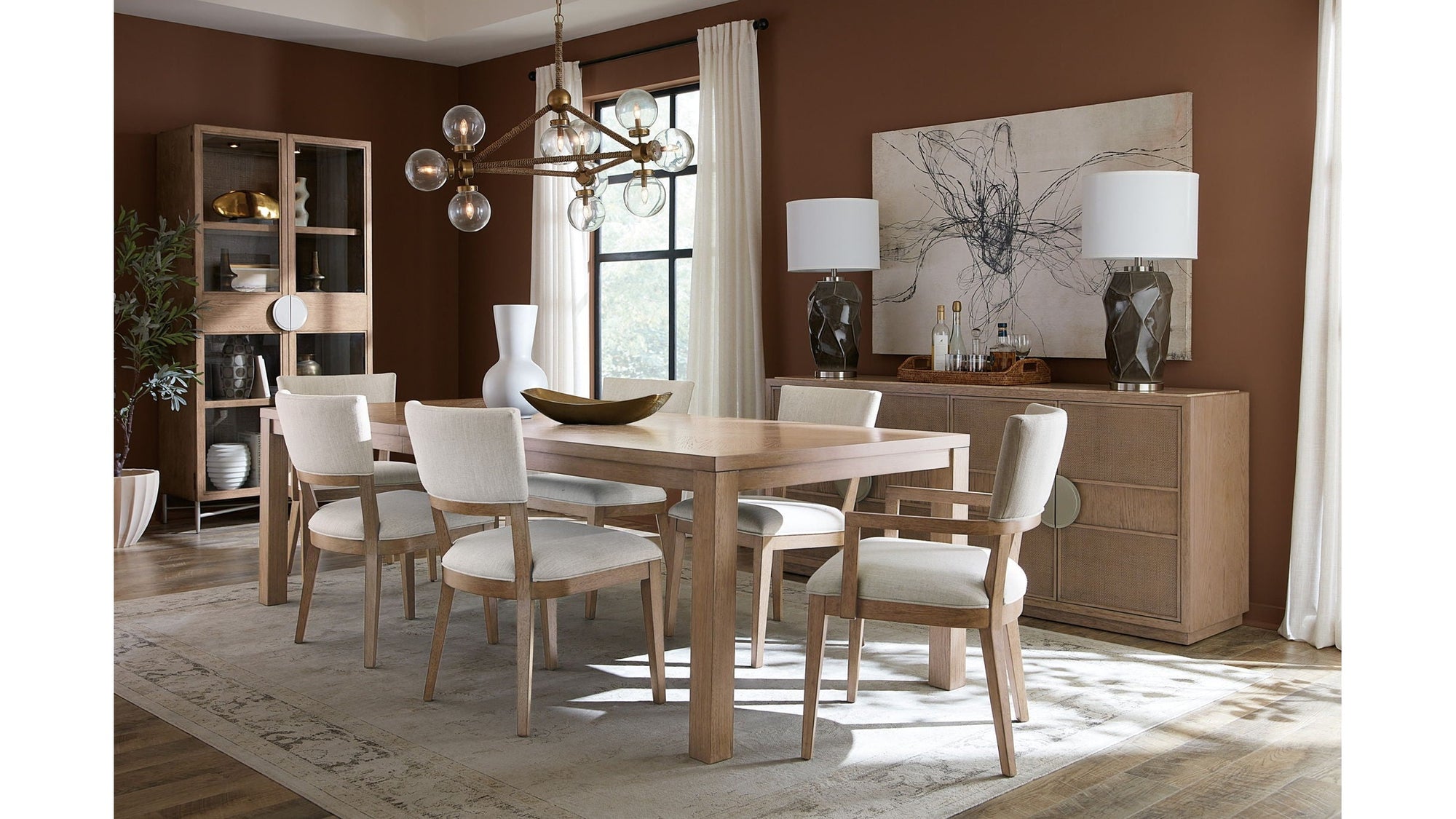 Sonnet - Rectangular Dining Table With One 18" Leaf - Dark Gray