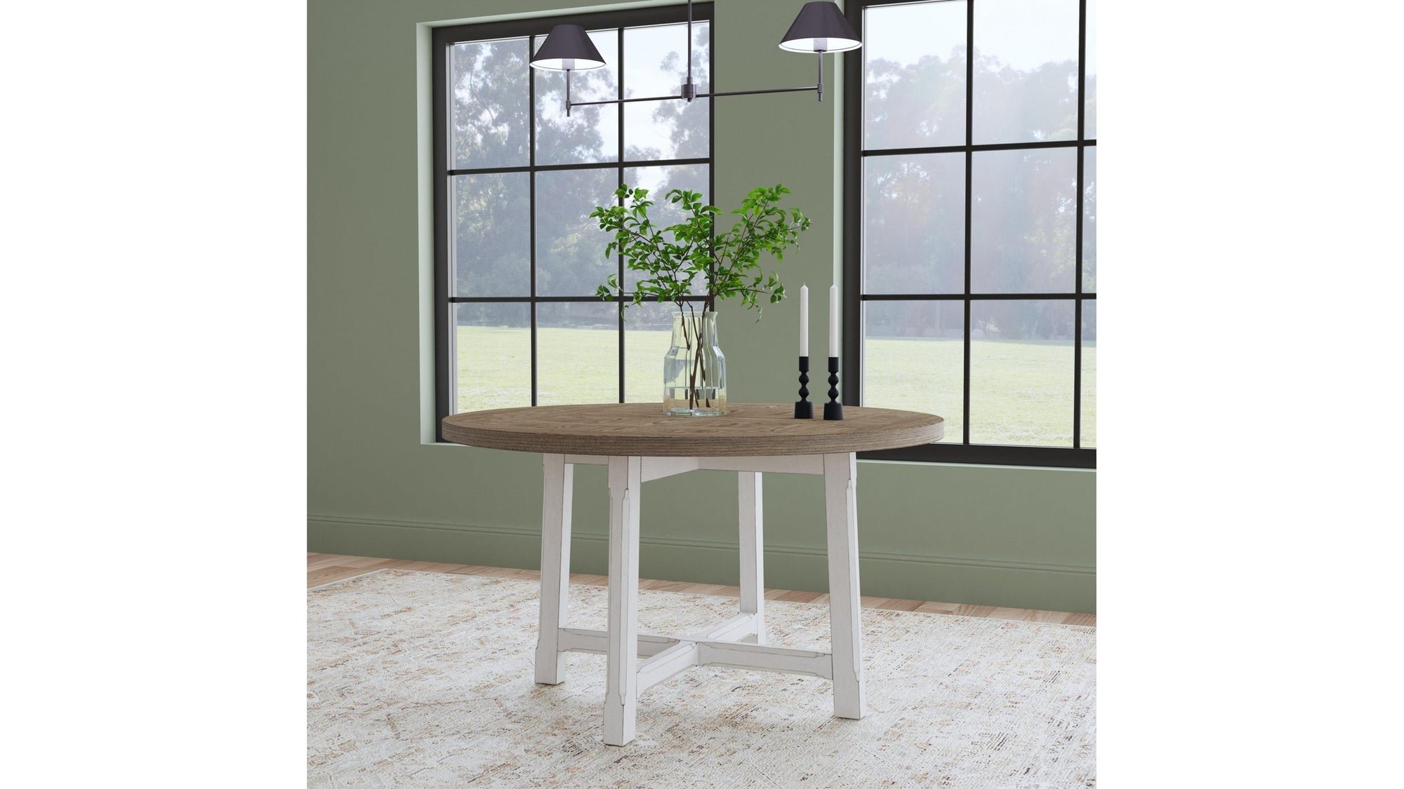 Melody - Round Dining Table - White