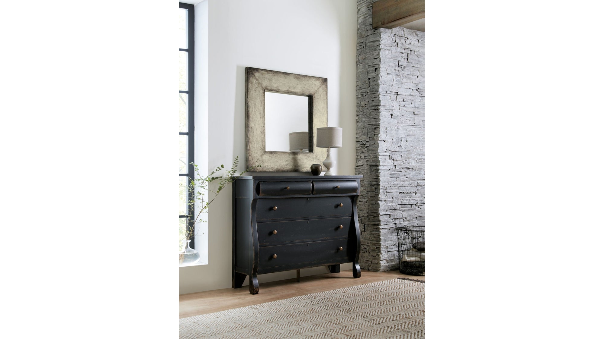 Ciao Bella - 5-Drawer Bureau - Black