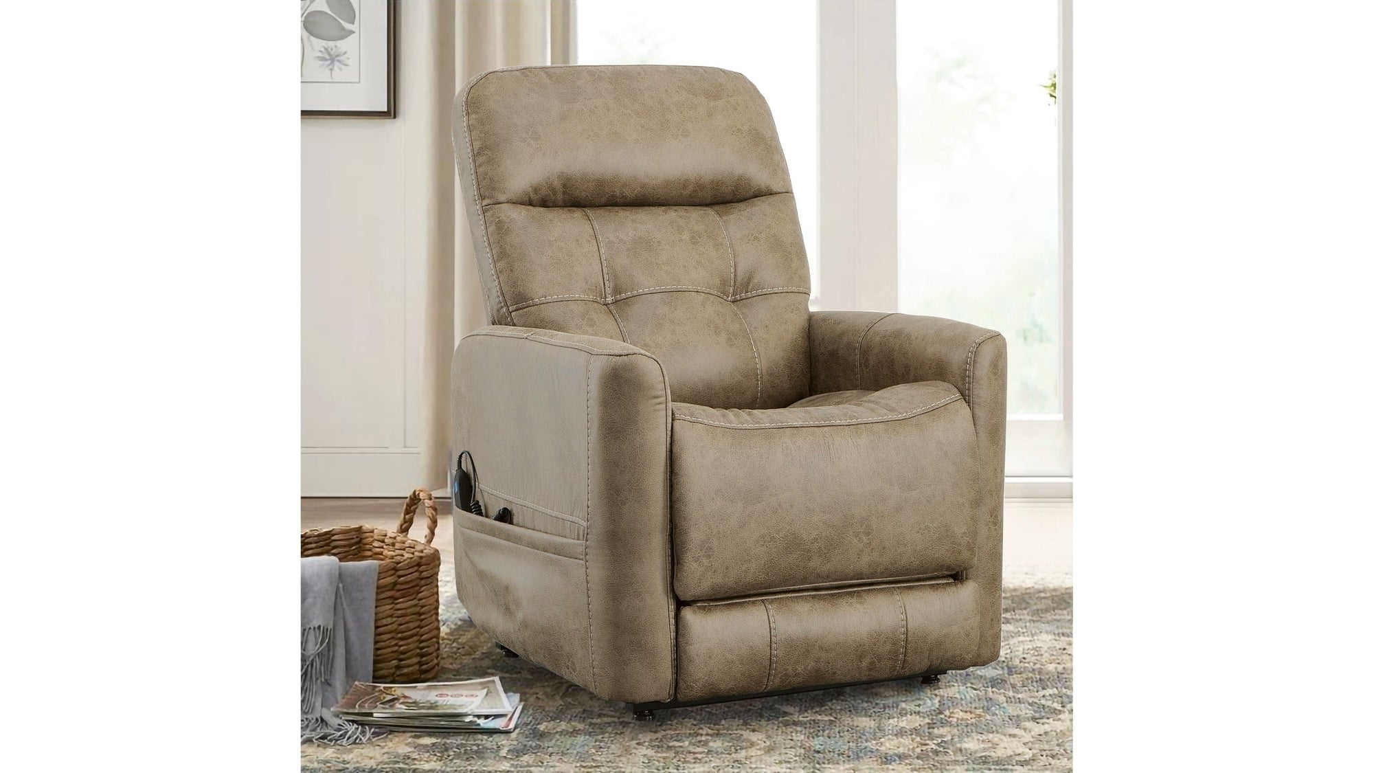 Kenner - Power Lift Recliner With Power Headrest & Lumbar