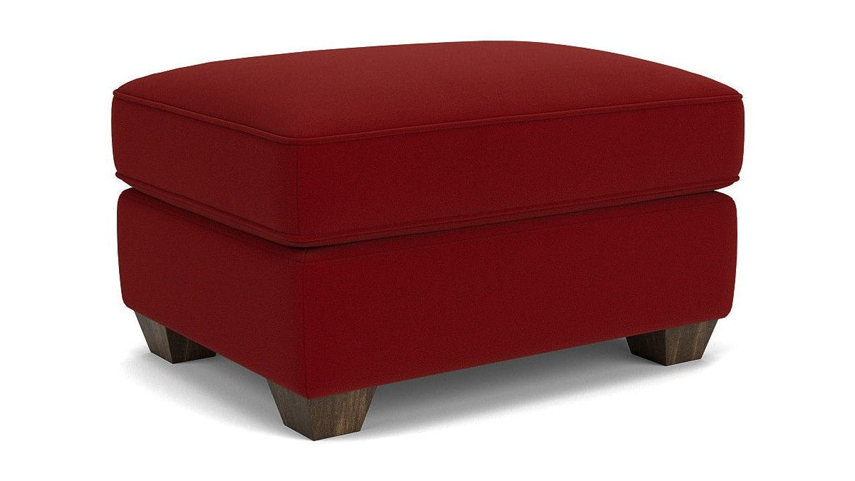 Carson - Ottoman, Heavy Thread Stitching