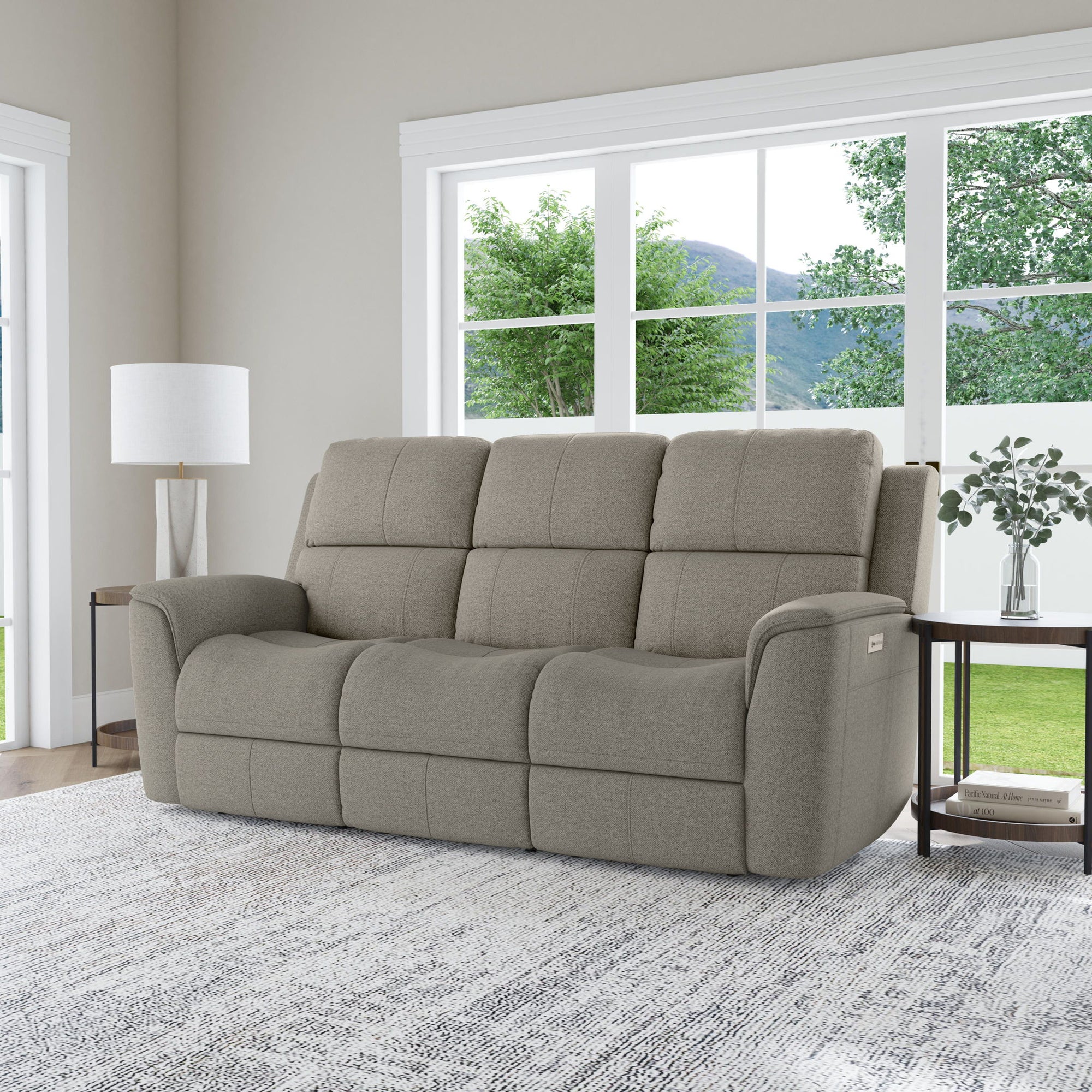 Henry - Power Reclining Sofa With Power Headrests &amp; Lumbar