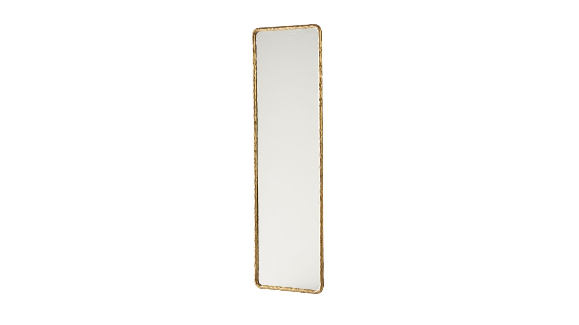 71" Hammered Edge Mirror - Gold