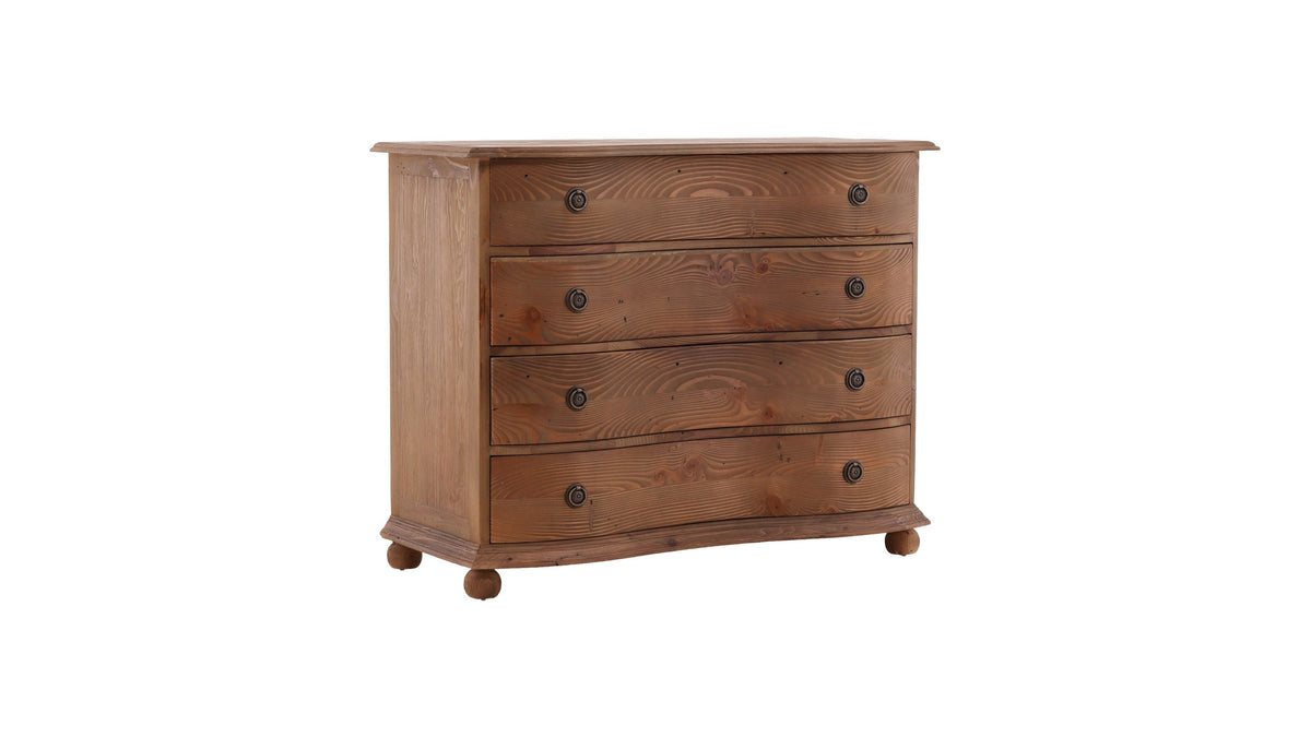 Bowfront - Pine Chest