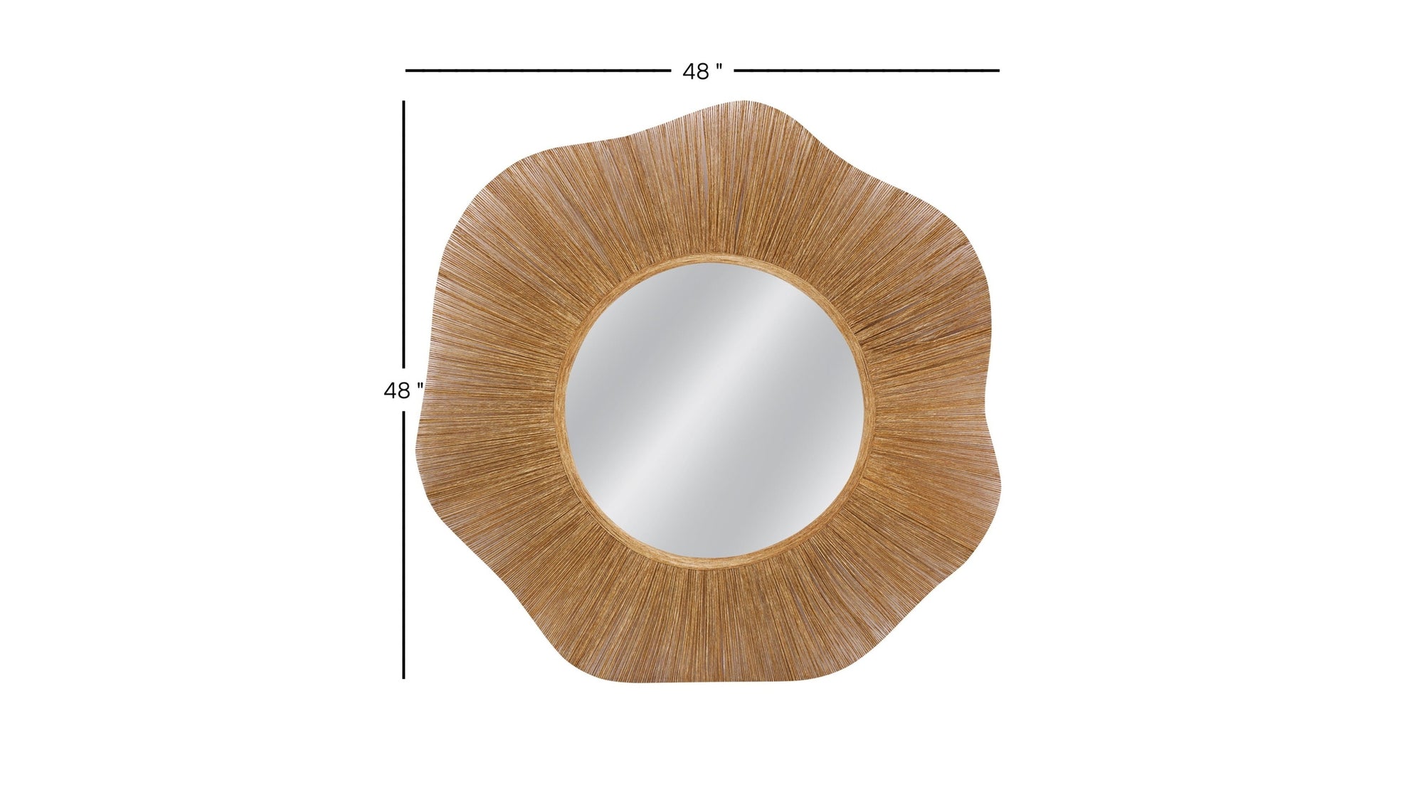 Althea - Wall Mirror - Natural