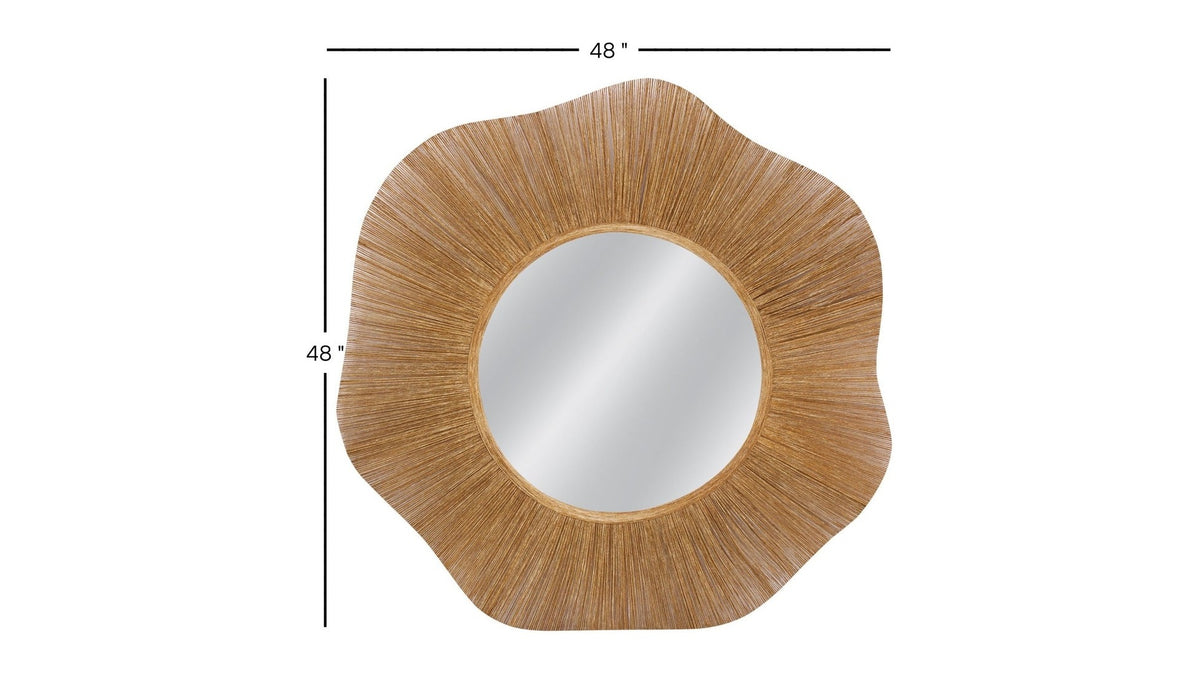 Althea - Wall Mirror - Natural