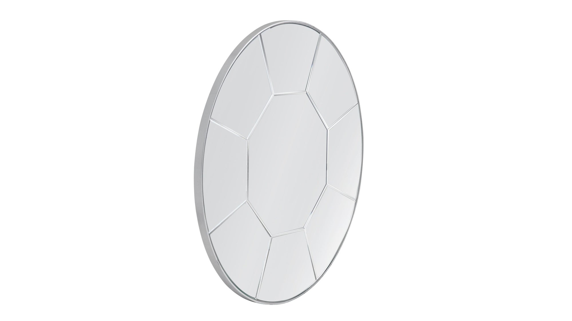 Facet - Wall Mirror - Silver